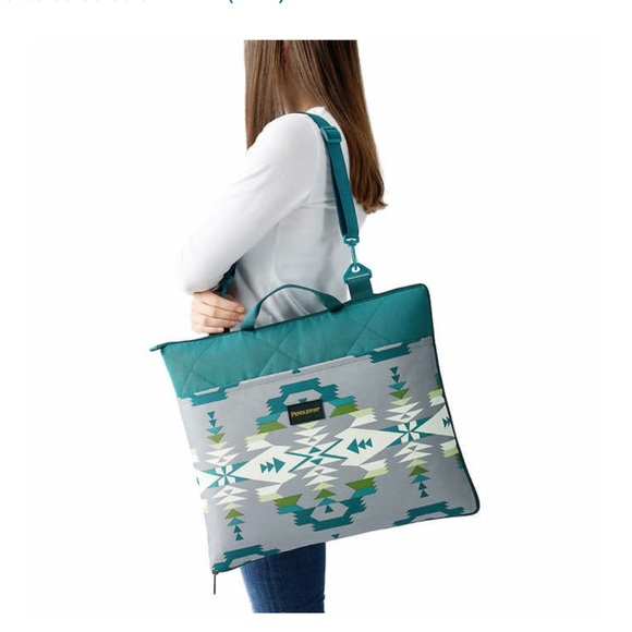 Pendleton Other - Pendleton Packable Blanket Aztec Western Tribal Picnic NWT Teal Avra Valley